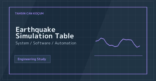 Earthquake Simulation Table