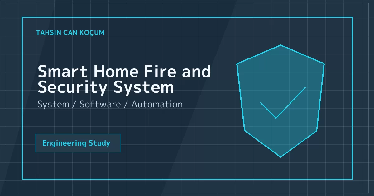 Smart Home Fire and Security System